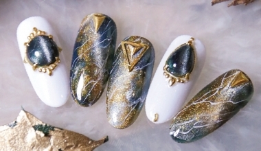 貓眼天然石紋 ｜專業美甲｜沙龍應用｜NLT教學部｜石紋｜貓眼膠｜教學影片