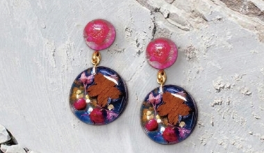 滴膠手作課B ｜DIY工藝｜手作飾品｜滴膠應用｜日本老師｜阿部亞矢｜不凋花｜耳環｜PADICO滴膠｜教學影片