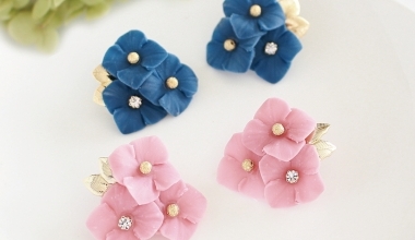 樹脂黏土手作課F ｜DIY工藝｜手作飾品｜滴膠應用｜日本老師｜hanah老師｜耳環｜MODENA黏土｜PADICO滴膠｜教學影片