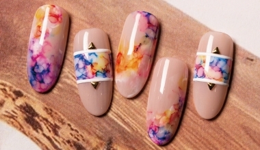 彩虹煙霧 ｜專業美甲｜沙龍應用｜NLT教學部｜暈染液｜教學影片