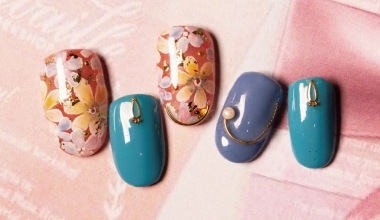 花間相映 ｜專業美甲｜沙龍應用｜台灣老師｜花｜Candice｜暈染｜鏡面粉｜｜教學影片