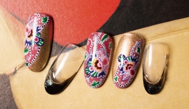 鳳翎飛舞 ｜專業美甲｜沙龍應用｜台灣老師｜沙龍彩繪設計｜液態彩繪膠｜Canidice｜教學影片