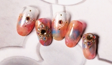 迷霧春粉 ｜專業美甲｜沙龍應用｜台灣老師｜異素材｜鏡面粉｜春｜Canidice｜｜教學影片