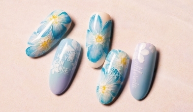 夏日海灘洋裝 ｜專業美甲｜沙龍應用｜NLT教學部｜花｜夏｜教學影片