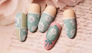 小碎花拼布 ｜專業美甲｜沙龍應用｜NLT教學部｜異素材｜拼布｜教學影片