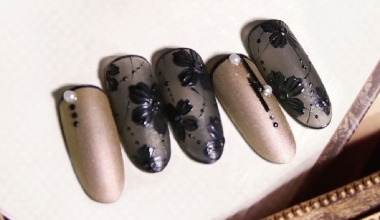 微浮雕蕾絲花卉 ｜專業美甲｜沙龍應用｜NLT教學部｜蕾絲｜奶油膠｜教學影片