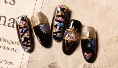 教堂玻璃窗 ｜專業美甲｜沙龍應用｜NLT教學部｜異素材｜貼紙｜教學影片