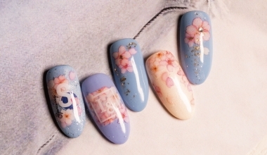 櫻花季 ｜專業美甲｜沙龍應用｜NLT教學部｜異素材｜貼紙｜櫻花｜教學影片