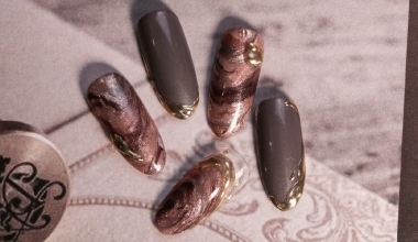 浮雕金邊 ｜美甲｜凝膠｜專業美甲｜教學分享｜教學影片