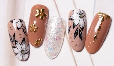 風中之花 ｜專業美甲｜沙龍應用｜NLT教學部｜花｜箔紙｜教學影片