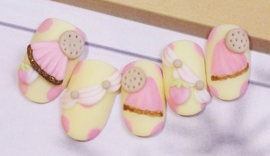 指甲上的草莓巧克力 ｜專業美甲｜沙龍應用｜台灣老師｜粉雕｜Yumi｜巧克力｜教學影片