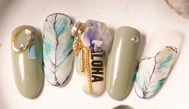 性格綠葉 ｜專業美甲｜沙龍應用｜沙龍彩繪設計｜Nicole｜教學影片