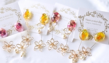 滴膠飾品-滿天星耳環 ｜DIY工藝｜手作飾品｜日本老師｜滴膠應用｜不凋花｜滿天星｜造型設計｜PADICO｜教學影片