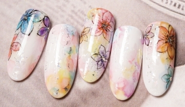 五彩斑斕 ｜專業美甲｜沙龍應用｜NLT教學部｜花｜極彩繪膠｜箔紙｜教學影片