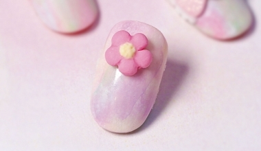 日式和菓子-凝膠粉雕(夢幻花菓子) ｜專業美甲｜沙龍應用｜台灣老師｜粉雕｜Yumi｜和菓子｜教學影片