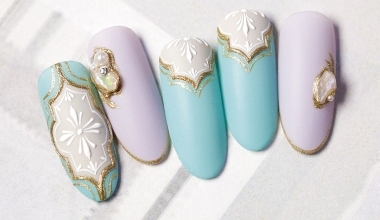 蕾絲浮雕 ｜專業美甲｜沙龍應用｜NLT教學部｜教學