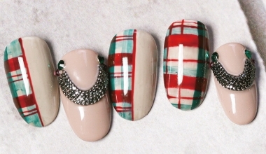 經典格紋 ｜專業美甲｜沙龍應用｜台灣老師｜格紋｜菲菲｜教學