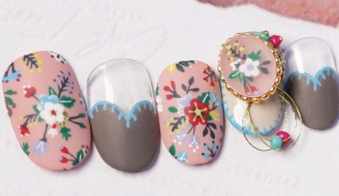 Flower Embroidery ｜專業美甲｜沙龍應用｜台灣老師｜花｜Vicky｜刺繡｜教學