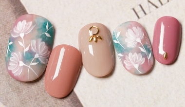 復古油畫花 ｜專業美甲｜沙龍應用｜台灣老師｜花｜Louise｜教學