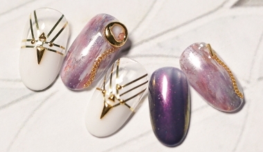 箔紙與鏡面暈染應用 ｜專業美甲｜沙龍應用｜台灣老師｜異素材｜Helen｜箔紙｜鏡面粉｜教學