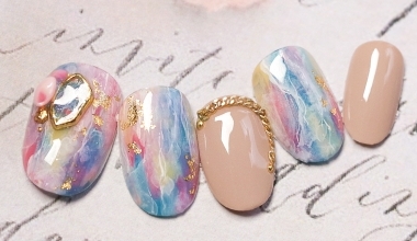 盛夏 ｜專業美甲｜沙龍應用｜台灣老師｜暈染｜Ting｜金箔｜教學