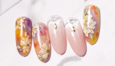 繽紛色彩浪漫花卉 ｜專業美甲｜沙龍應用｜台灣老師｜花｜Kat｜教學