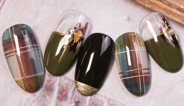 蘇格蘭格紋 ｜專業美甲｜沙龍應用｜台灣老師｜Helen｜講師監製色｜教學