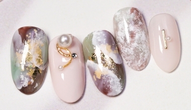 塊狀疊加 ｜專業美甲｜沙龍應用｜台灣老師｜暈染｜Ruru｜金箔｜教學