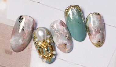 溫柔暈染 ｜專業美甲｜沙龍應用｜台灣老師｜暈染｜Ruru｜箔紙｜教學