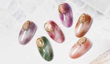 石紋 ｜專業美甲｜沙龍應用｜台灣老師｜Helen｜鏡面粉｜教學