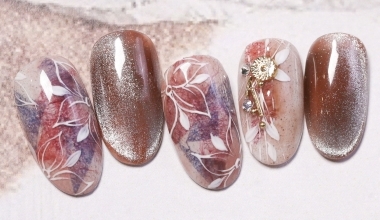 烙花染地 ｜專業美甲｜沙龍應用｜台灣老師｜HuiHui｜傳統工藝｜和紙｜花｜教學