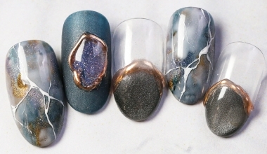 寂靜星空 ｜專業美甲｜沙龍應用｜台灣老師｜暈染｜HuiHui｜貓眼膠｜教學