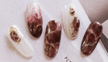 自製金邊寶石 ｜專業美甲｜沙龍應用｜NLT教學部｜石紋｜教學