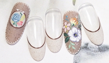 手工花草刺繡 ｜專業美甲｜沙龍應用｜NLT教學部｜花｜教學