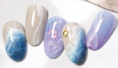 海嶼浪花 ｜專業美甲｜沙龍應用｜台灣老師｜Evie｜海洋｜教學