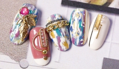 渲彩豹紋圖騰 ｜專業美甲｜沙龍應用｜台灣老師｜Kelly｜豹紋｜箔紙｜教學