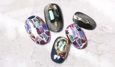 寶石 ｜專業美甲｜沙龍應用｜台灣老師｜Ting｜傳統工藝｜螺鈿｜金箔｜教學