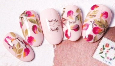 玫瑰香氛 ｜專業美甲｜沙龍應用｜台灣老師｜Ruru｜貼紙｜玫瑰｜教學