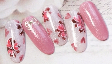 愛心花朵 ｜專業美甲｜Kat｜情人節｜愛心｜花｜教學