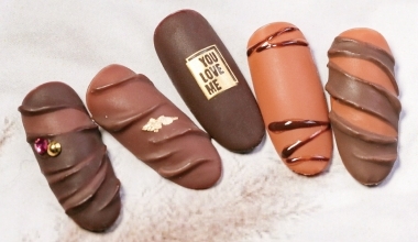 緞帶立體紋巧克力 ｜專業美甲｜Kat｜情人節｜巧克力｜教學