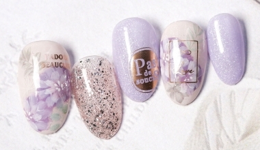 Nuance leaf&flower ｜專業美甲｜沙龍應用｜台灣老師｜Kat｜貼紙｜教學