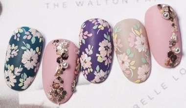 古典風華 ｜專業美甲｜沙龍應用｜台灣老師｜花｜Candice｜奶油膠｜教學