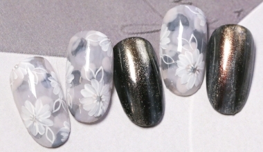 墨花淡雲 ｜專業美甲｜沙龍應用｜台灣老師｜花｜Candice｜教學