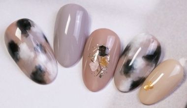 花崗岩石紋 ｜專業美甲｜沙龍應用｜台灣老師｜石紋｜Louise｜暈染｜教學