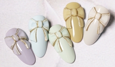 粉彩蝴蝶結 ｜專業美甲｜沙龍應用｜NLT教學部｜粉雕｜Alashi｜教學