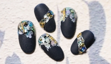 深海晶礦 ｜專業美甲｜沙龍應用｜台灣老師｜沙龍彩繪設計｜Kelly｜金箔｜教學