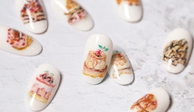 偽水彩的凝膠彩繪（甜點篇） ｜專業美甲｜沙龍應用｜台灣老師｜沙龍彩繪設計｜Kelly｜甜點｜布丁｜教學影片