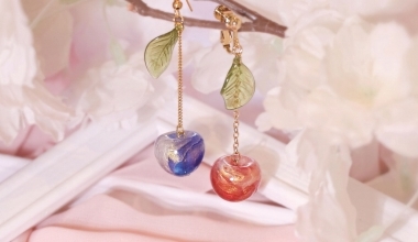 琉璃櫻桃耳環 ｜DIY工藝｜手作飾品｜NLT教學部｜滴膠應用｜Alashi｜教學