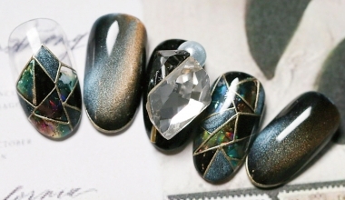 極光 ｜專業美甲｜沙龍應用｜台灣老師｜沙龍彩繪設計｜Helen｜箔紙｜金屬膠｜暈染液｜教學