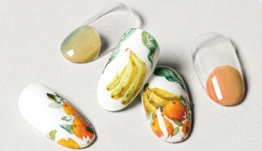 水彩香蕉 ｜專業美甲｜沙龍應用｜台灣老師｜水彩｜Evie｜水果｜教學